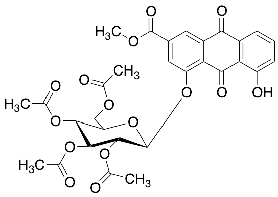 Rhein Methylate 3-(2,3,4,6-Tetraacetate Beta-D-Glucopyranose) - image 1