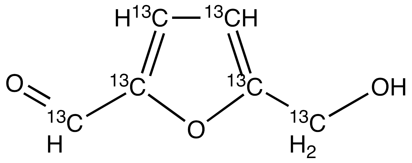 5-Hydroxymethyl-2-furaldehyde-13C6 - image 1