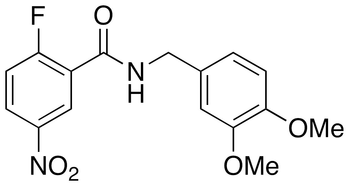 N-(3,4-Dimethoxybenzyl)-2-fluoro-5-nitrobenzamide - image 1