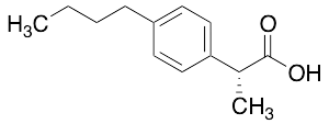 (R)-2-(4-Butylphenyl)propionic Acid - image 1
