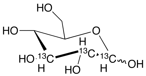 D-Glucose-1,2,3-13C3 - image 1