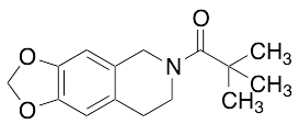 1-(7,8-Dihydro-1,3-dioxolo[4,5-g]isoquinolin-6(5H)-yl)-2,2-dimethyl-1-propanone - image 1
