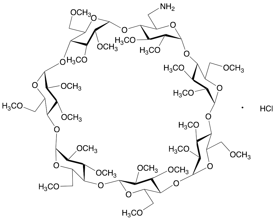 Heptakis(2,3-di-O-methyl)-hexakis(6-O-methyl)-6-monodeoxy-6-monoamino-Beta-cyclodextrin Hydrochloride - image 1