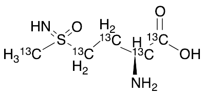 L-Methionine [R,S]-Sulfoximine-13C5 - image 1
