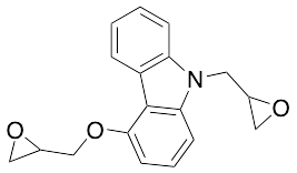 4-(2-Oxiranylmethoxy)-9-(2-oxiranylmethyl)-9H-carbazole - image 1