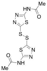 bis(2-Acetamido-1,3,4-thiadiazol-5-yl) Disulfide - image 1