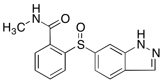 2-(1H-Indazol-6-ylsulfinyl)-N-methylbenzamide - image 1