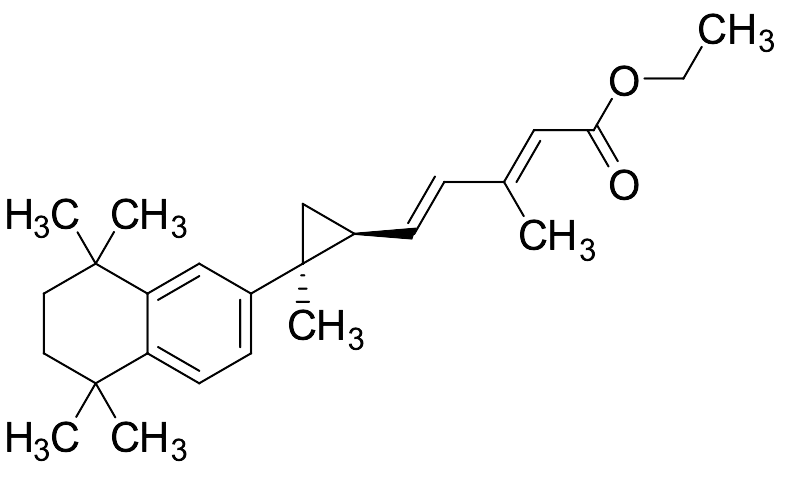 Ethyl (2E,4E)-3-Methyl-5-[(1S,2S)-2-methyl-2-(5,6,7,8-tetrahydro-5,5,8,8-tetramethyl-2-naphthalenyl)cyclopropyl]-2,4-pentadienoate - image 1