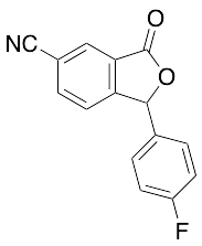 1-(4-Fluorophenyl)-1,3-dihydro-3-oxo-5-isobenzofurancarbonitrile - image 1