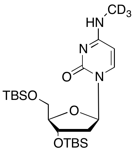 O-TBS 2'-Deoxy-N-methyl-cytidine-d3 - image 1