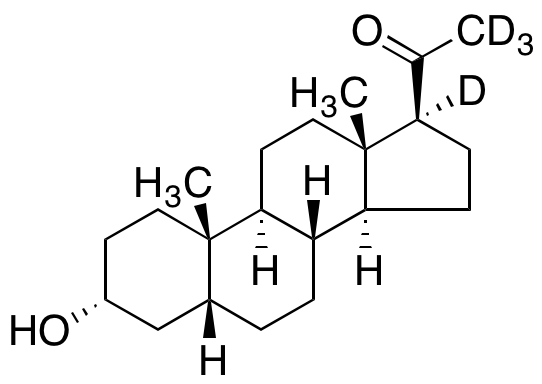 5beta-Pregnan-3alpha-ol-20-one-d4 (contains 10% toluene) - image 1