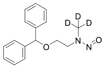N-Nitroso Desmethyldiphenhydramine-d3 - image 1