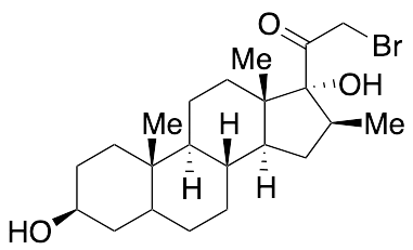 (3b,16b)-21-Bromo-3,17-dihydroxy-16-methyl-pregnan-20-one - image 1