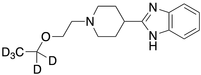 2-(1-(2-Ethoxyethyl)piperidin-4-yl)-1H-benzo[d]imidazole-d5 - image 1