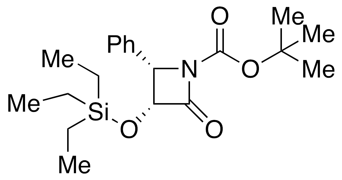 (3R,4S)-1-t-Boc-3-[(triethylsilyl)oxy]-4-phenyl-2-azetidinone - image 1