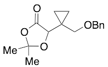 5-(1-(Hydroxymethyl)cyclopropyl)-2,2-dimethyl-1,3-dioxolan-4-one Benzyl Ester - image 1
