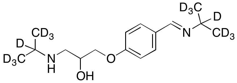 1-[(1-Methylethyl)amino]-3-[4-[[(1-methylethyl)imino]methyl]phenoxy]-2-propanol-d14 - image 1