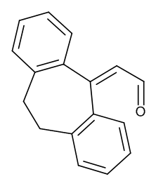 2-(10,11-Dihydro-5H-dibenzo[a,d]cyclohepten-5-ylidene)acetaldehyde - image 1