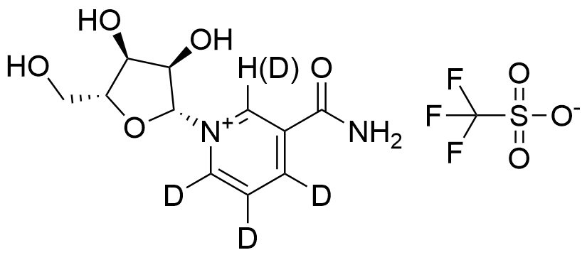 Nicotinamide Riboside-d4 Triflate (d3-Major) alpha/beta mixture - image 1