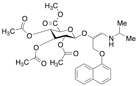 rac Propranolol Beta-D-Glucuronide Triacetate Methyl Ester - image 1