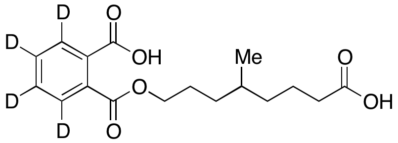 Mono-(7-carboxy-4-methylheptyl) Phthalate-d4 - image 1