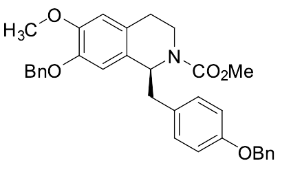 Dibenzyloxy (+)-S-N-Methylcoclaurine-2(1H)-Carboxylate - image 1