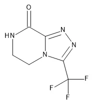 3-(Trifluoromethyl)-6,7-dihydro-[1,2,4]triazolo[4,3-a]pyrazin-8(5H)-one - image 1