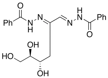 3-Deoxy-D-erythro-hexos-2-ulose-bis-benzoylhydrazone - image 1