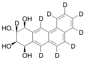 (8R,9R,10R,11S)-rel-8,9,10,11-Tetrahydrobenz[a]anthracene-8,9,10,11-tetrol-d9 (Major) - image 1