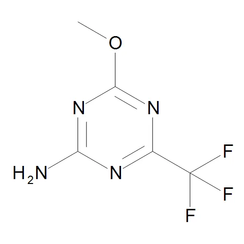 4-Methoxy-6-(trifluoromethyl)-1,3,5-triazin-2-amine - image 1