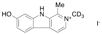 7-Hydroxy-1,2-dimethyl-9H-pyrido[3,4-b]indolium-d3 Iodide - image 1