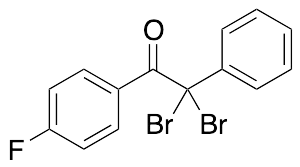 2,2-Dibromo-1-(4-fluorophenyl)-2-phenylethanone - image 1
