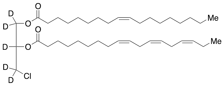 rac 1-Oleoyl-2-linolenoyl-3-chloropropanediol-d5 - image 1