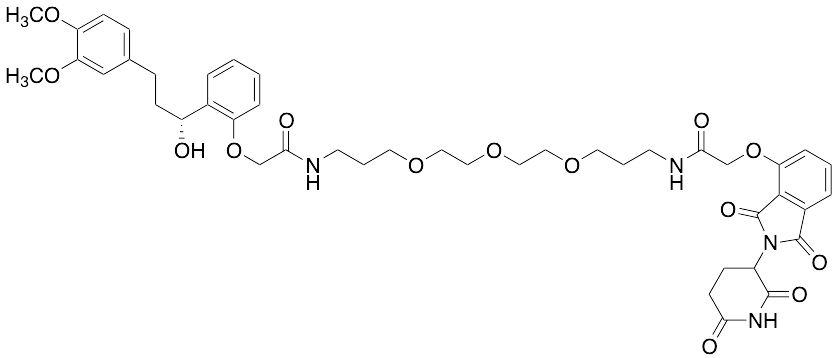 De((S)-1-((S)-2-(3,4,5-Trimethoxyphenyl)butanoyl)piperidine-2-carboxylic Acid) dTAG-7 - image 1