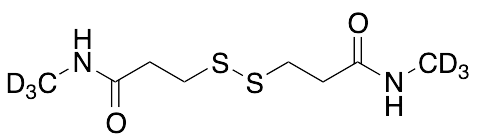 N,N'-Dimethyl-3,3'-dithiodipropionamide-d6 - image 1