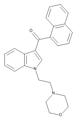 1-[2-(4-Morpholinyl)ethyl]-3-(1-naphthoyl)indole JWH 200 (1.0mg/ml in Acetonitrile) - image 1