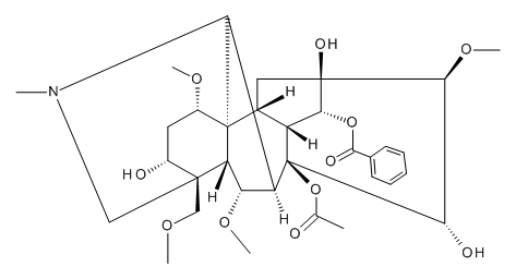 Mesaconitine - image 1