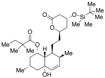 4-tert-Butyldimethylsilyl-4a’-hydroxy Simvastatin - image 1