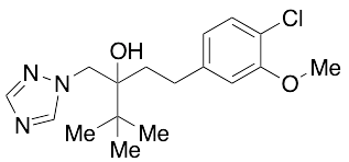 3-((1H-1,2,4-Triazol-1-yl)methyl)-1-(4-chloro-3-methoxyphenyl)-4,4-dimethylpentan-3-ol - image 1