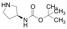 (S)-3-(Boc-amino)pyrrolidine - image 1