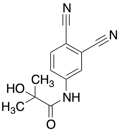 N-(3,4-Dicyanophenyl)-2-hydroxy-2-methylpropanamide - image 1