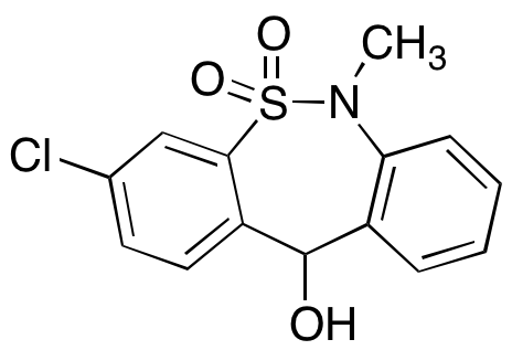 3-Chloro-6,11-dihydro-5,5-dioxo-11-hydroxy-6-methyldibenzo[c,f][1,2]thiazepine - image 1