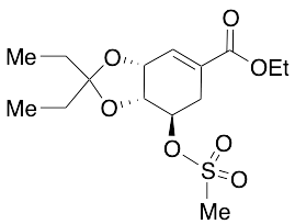 (3aR,7R,7aR)-2,2-Diethyl-3a,6,7,7a-tetrahydro-7-[(methylsulfonyl)oxy]-1,3-benzodioxole-5-carboxylic Acid Ethyl Ester - image 1