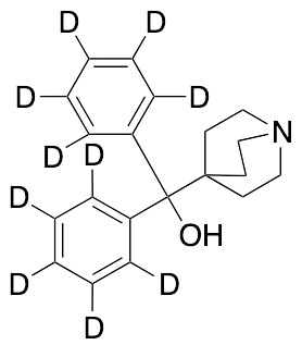 a,a-Diphenyl-1-azabicyclo[2.2.2]octane-4-methanol-d10 - image 1