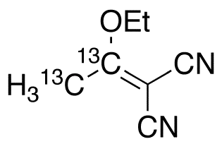 Alpha-Cyano-Beta-methyl-Beta-ethoxyacrylonitrile-13C2 - image 1