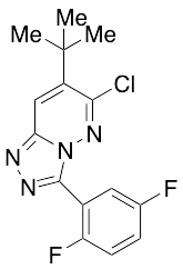 7-tert-Butyl-6-chloro-3-(2,5-difluorophenyl)-1,2,4-triazolo[4,3-b]pyridazine - image 1