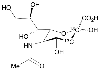 N-Acetyl-D-[2,3-13C2]neuraminic Acid - image 1