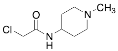 2-Chloro-N-(1-methylpiperidin-4-yl)acetamide - image 1