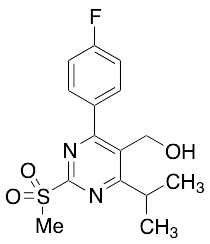 4-(4-Fluorophenyl)-5-hydroxymethyl-6-isopropyl-2-methylsulfonylpyrimidine - image 1