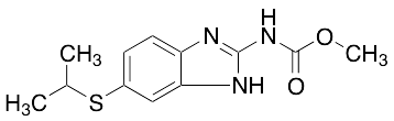 Methyl-N-(5-[propan-2-yl)sulfanyl]-1H-benzimidazol-2-yl)carbamate - image 1